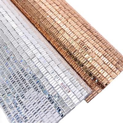 China Cheap Flatback wa035 hot fix clear rhinestone trim rhinestone beaded sheet for shoe for sale