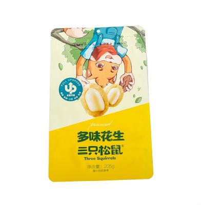 China Barrier Food Packaging Stand Up Pouch With Zipper For Peanut 205g for sale