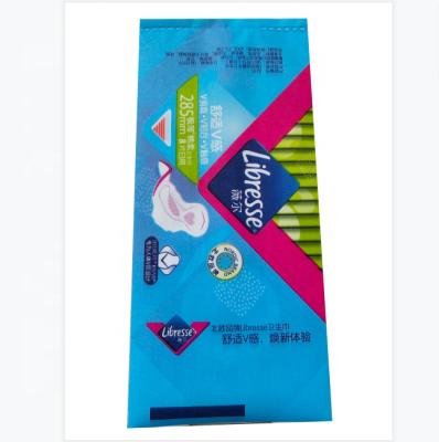 China Aseptic Plastic Packaging Bag For Sanitary Napkin Bag for sale