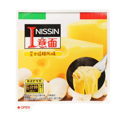 China Non Spill Cheese Bacon Flavor Foil Sealing Lid For PP Cup Noodle for sale