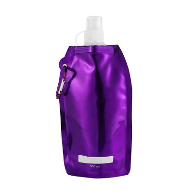 China Safety Plastic Water Bag Stand Up Pouch With Spout For 500ml Water Bottle for sale