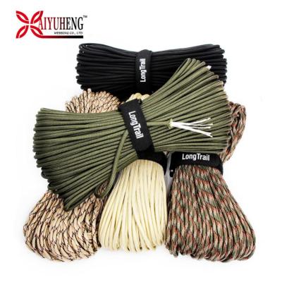 China Colorful Craft Rope Baiyuheng Made in China 8 Strand Braid Mil-Spec. 550 Paracord of 850 pounds true for sale