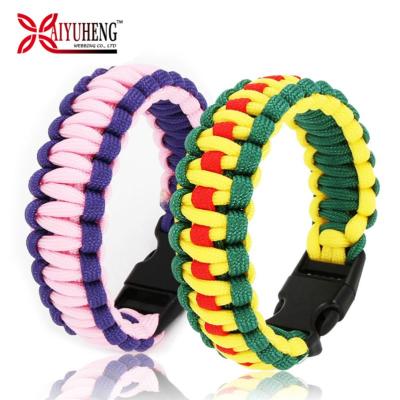 China Custom Friendly Paracord Bracelet 192 Logo Watch Wristbands Paracord Bracelet Fg From Baiyuheng China Factory for sale