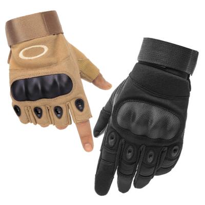 China Sports Baiyuheng Leather Motorcycle Indestructible Quick Rope Rising Half Finger Tactical Military Gloves for sale