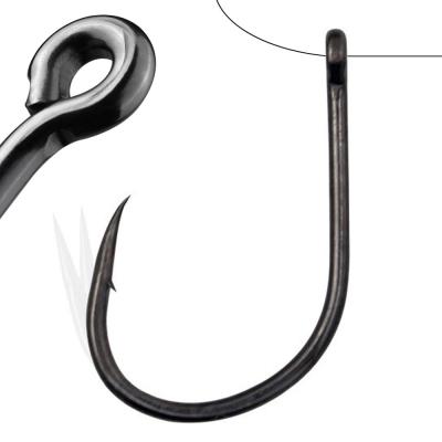 China Baiyuheng Sport Tool Fish Lure Tackle High Carbon Steel Small Size Wide Hooks Line Link Fishhook for sale