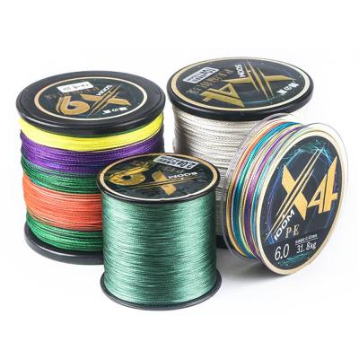 China Sport Baiyuheng Leader Pe Nylon Polyester 8 Braid Monofilament Braided Aplet Lines Line Fishing for sale