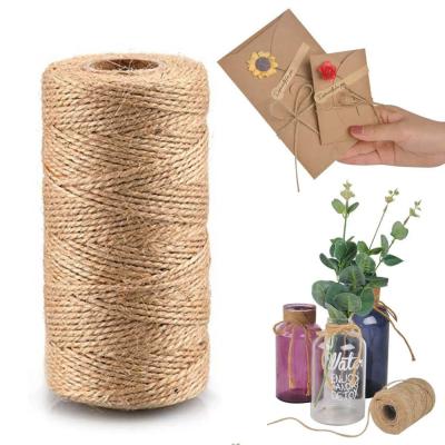 China Wall Diy Baiyuheng New Products Car Tow Hemp 4Mm Decorative Handmade Garden Jute Rope for sale