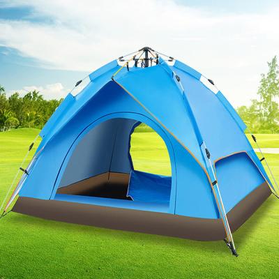 China Outdoor Sport Baiyuheng Glamping Camp Layer Beach Auto Aluminum Party Pole Travel Tent Tents Camping Waterproof for sale