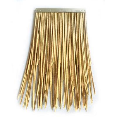 China Africa Traditional Green Waterproof Resilient Artificial Water Reed Thatch For Resorts for sale