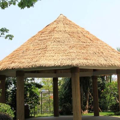 China Traditional PVC PE Factory Sale PVC Fire Retardant Artificial Thatch Roof OEM Acceptable for sale