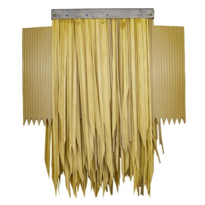 China Straw Cottage Synthetic High Quality Traditional Waterproof Plastic Thatch Covering Lowes Thatch for sale