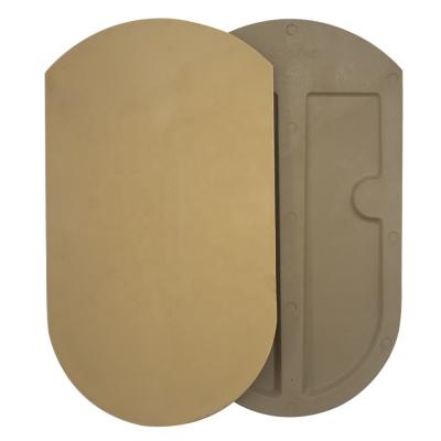 China EUROPEAN Clay Tile Round Shape Series Flat Composite Roof Tile-synthetic with excellent quality and long service life for sale