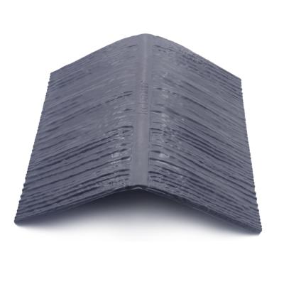 China Modern Made in China Recycled PVC Ridge and Rubber Hip Tile for Roof for sale