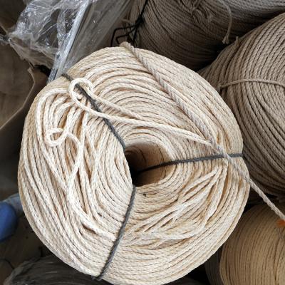 China Synthetic Material 6mm 8mm 10mm Strand Decorative Wholesale Jute Twisted Strand Rope for sale