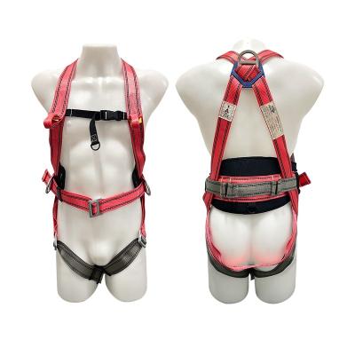 China Aerial Work High Strength Construction Mountain Climbing Safety Belt Body Training Rescue Wholesale Price Full Body Safety Harness for sale