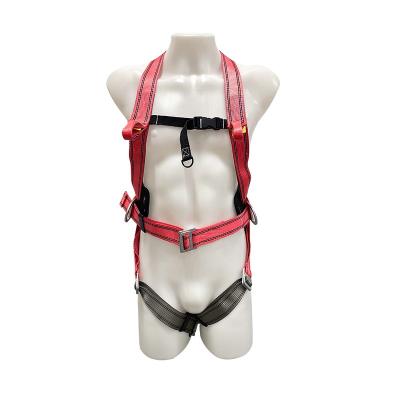 China High Strength Fall Arrest Labor Safety Belt CE Height Adjustable Electrician Construction 5 Head Full Body Safety Belt-Harness for sale