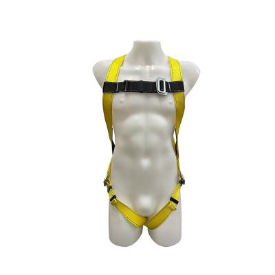 China High Waist Working/Fall Arrest/Aerial Work/Construction Metal Buckle Industrial Electric Safety Belt with D-Ring Adjustable Full Body Safety Harness for sale