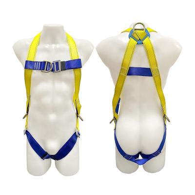 China Industry Construction Scaffolding Aerial Work Safety Belt Safety Belt Electrician Equipment Adjustable Full Body Safety Harness for sale