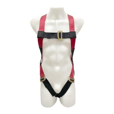 China High Strength Wholesale Construction Caving Climbing Aerial Work Safety Harness Body Harness Industrial Adjustable Seat Belt Hook Full for sale