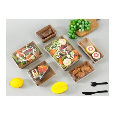 China Food Grade Disposable High Quality Roast Fried Chicken Take Out Kraft Paper Boxes for sale