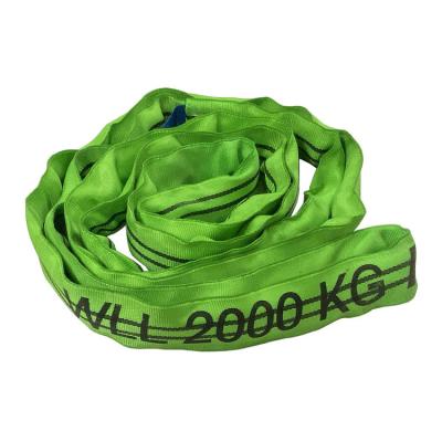 China China 100% professional manufacture of high tenacity polyester EN1492-1: 2000 polyester 2T endless lifting round sling for sale