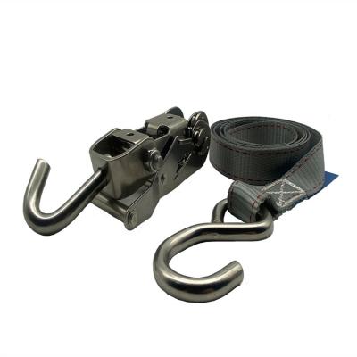 China Custom Printed Cargo Check Polyester Webbing Rope Ratchet Replacement Ratchet Tie Down for sale