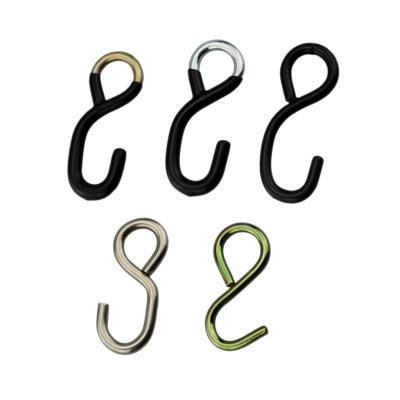 China Heavy Industry Customized Steel S Shaped S Hooks For Cargo Lashing Strap for sale