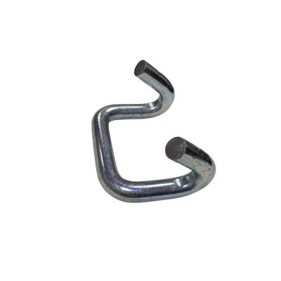 China Heavy Industry Custom Logo 5T Steel U Hooks For Cargo Lashing Straps for sale