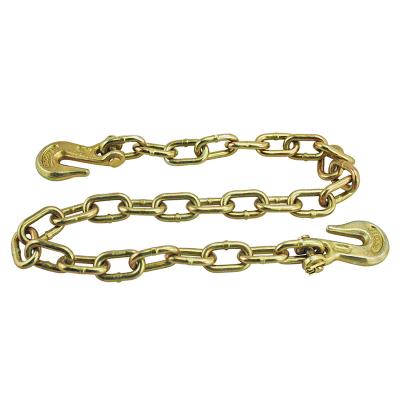 China Transmission Chain China Factory G70 Steel Carriage Tow Chain With Hook for sale