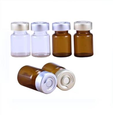 China Wholesale Personal Care Glass Bottle Stock Solution Bottle 5ml Brown Cosmetic Vial Bottle for sale