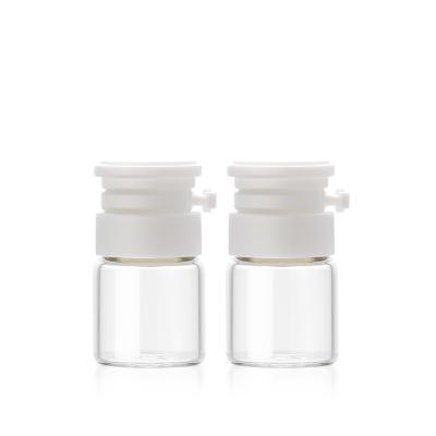 China Mini Essence 3ml Serum Glass Bottle Essential Oil Cosmetic bbttle 2ml Sample Clear Sample Container Packaging for sale