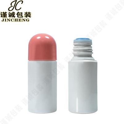 China Personal Care Hotsale 50ml PE PE Liniment Bottle For Liquid Medicine Round Shape Sponge Cosmetic Pharmaceutical Pharmaceutical Bottle for sale