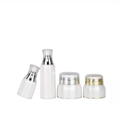 China Cosmetic White Glass Bottles Cosmetic Glass Bottles Cosmetic Boxes And Cosmetics Frosted Cosmetic Bottles And Boxes for sale