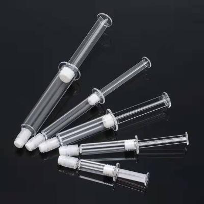 China BEAUTY PACKAGING Wholesale 1ml 3ml 5ml 10ml Capacity Water Light Slander Serum Clear Plastic Needle For Eye Cream Cosmetic Packaging for sale