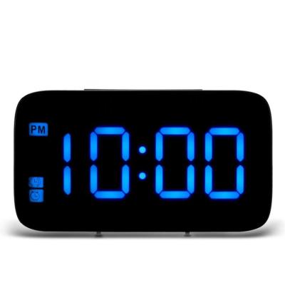 China Large Calendars Display LED Light Table Desk Alarm Clock On Time Alarm for sale