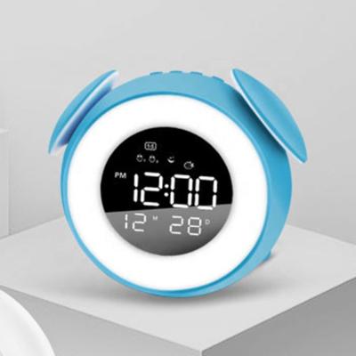 China Class of 2021 Digital Kids Alarm Clock Music Wake Up Desk Clock Alarm Clock Reloj Despertador Light Changing Watch for sale