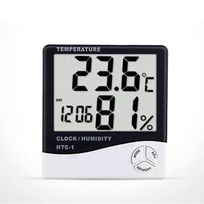 China Large Calendars Radio Digital Hygrometer Thermometer LCD Display Touch Screen Hygrothermograph Higrometro Reloj for sale