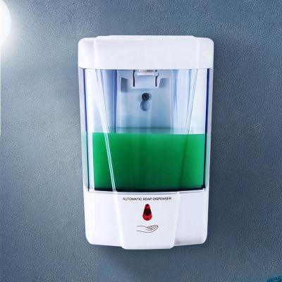 China 700ml Water Wash Liquid Soap Dispenser Automatic Hand Sanitizer Shampoo Shampoo Dispenser Sensor Wall Mounted Hand Wash Container for sale