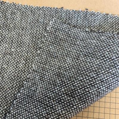 China Water Resistant Fabric Radiation Resistant Clothes Coat Single Yarn Tweed Fabric for sale