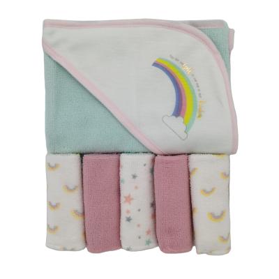 China Baby Shower Towel Baby Bath Towel Hooded Microfiber Washcloths Covering Soft High Quality QUICK DRY Gift For Newborn Baby for sale