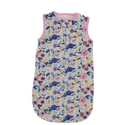 China Double Layer Super Soft Heating Viable Mink Baby Sleeveless Sleeping Bag for sale