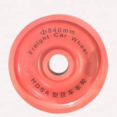 China Widely used in logistics 840mm freight car wheel for sale