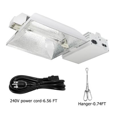 China 0-10V Controller Ready Best Price 1000W HPS Grow Light Fixture Completed Double Ended HPS Lamps for sale