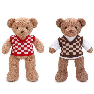 China Wholesale Plush Promotion Dress Teddy Bear Plush Toy Girl Dolls for sale