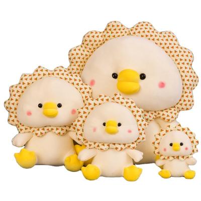 China Wholesale Soft Plush Big Cute Ear Animal Stuffed Toy Plush Yellow Duck Toy Duck Toy for sale