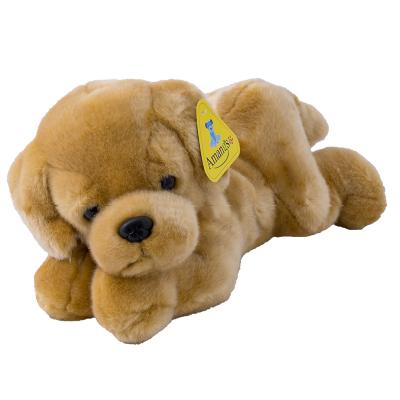 China New Lovely Plush Design Realistic Animal Puppies Plush Stuffed Soft Toys for sale