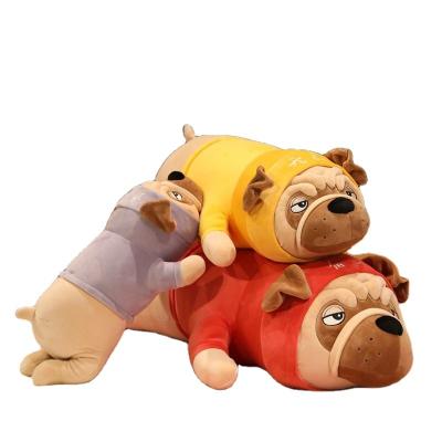 China Hot Selling Plush Dog Plush Toy Rag Doll Pillow Doll Kids Girl Bed With Sleeping Dog Action Number for sale