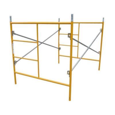 China Tianjin Industrial TSX Pre Galvanized Light Weigh H Door Frame Scaffold Frame Scaffolding System For Sale for sale