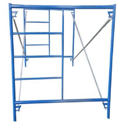 China Industrial V Ladder Lock Scaffolding Steel Walk Through Frame Scaffolding Scaffolding Hardware for sale