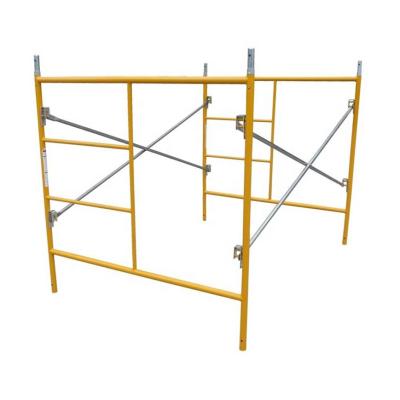 China Industrial Building Material Scaffolding Andamios Powder Coated Scaffolding Building Material Frame for sale